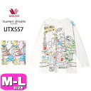 ワコール wacoal ツモリチサト tsumori chisato ツモリチサトスリープ UTX557 トップス ルームウェア カットソー Tシャツ 長袖 10分袖 綿100% ラウンドネック かぶりタイプ MLサイズ PW 秋 冬 春 母の日 敬老の日 プレゼント ラッピング ギフト EMI 2508