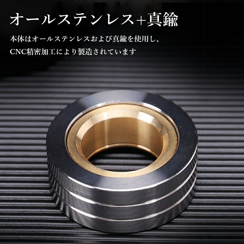 ＼最大2,000円クーポン！お買い物マラソン限定／EDCツールフィジェットスライダー EDC おもちゃ エブリデイキャリー ハンドスピナー 無限に回転する金属フィジェットフィンガーリング 大人用フィジェットおもちゃ ガジェットトイ everyday carry 玩具