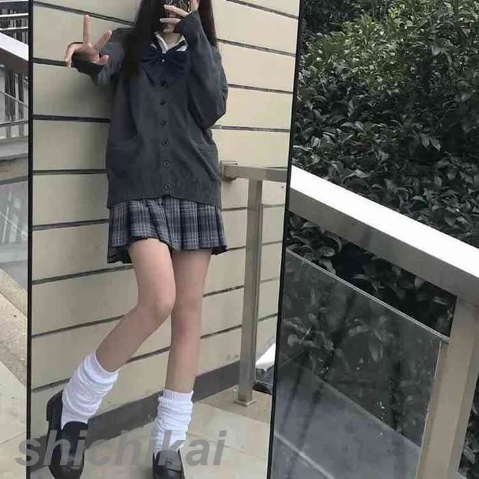 スクールカーディガン Vネック ニットカーディガン 男子 女子 学生 制服 春 薄手 ゆったり 女の子 男の子 スクールセーター ニット 羽織り アウター 秋 冬 無地 グレー ネイビー ブラック 紺 黒 THOM WILLS