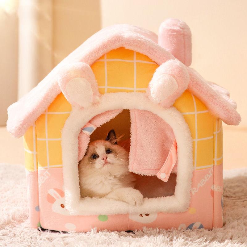 かわいい 暖房 ヒーター キャットハウス ペット専用 犬 冬 秋 セット 本体+ふとん 犬猫用コタツ セット