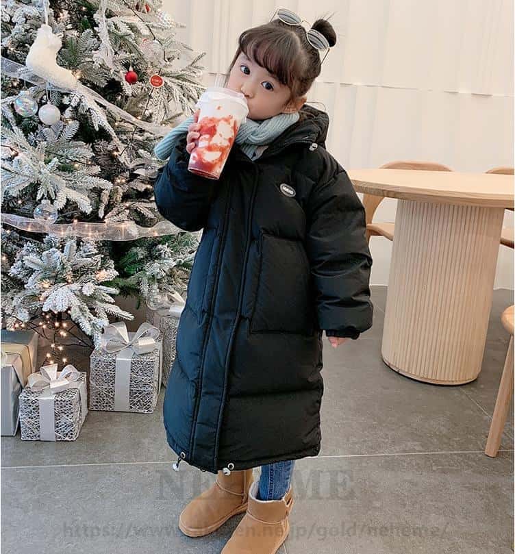 子 小学生 子供服 トレンチコート アウター 秋 冬 ジュニア 子供用 キッズ ベンチコート 中綿コート ロングコート 男の子 女の子