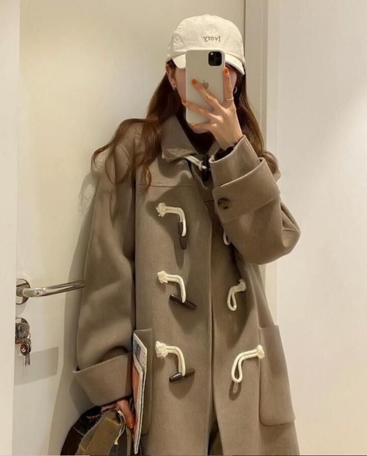 冬 秋 春 デート 女子会 抜け感 こなれ感 大人女子 通学 通勤 ショート丈 ブルゾン カーディガン ジャケット アウター ロング コクーンコート レディース ダッフルコート