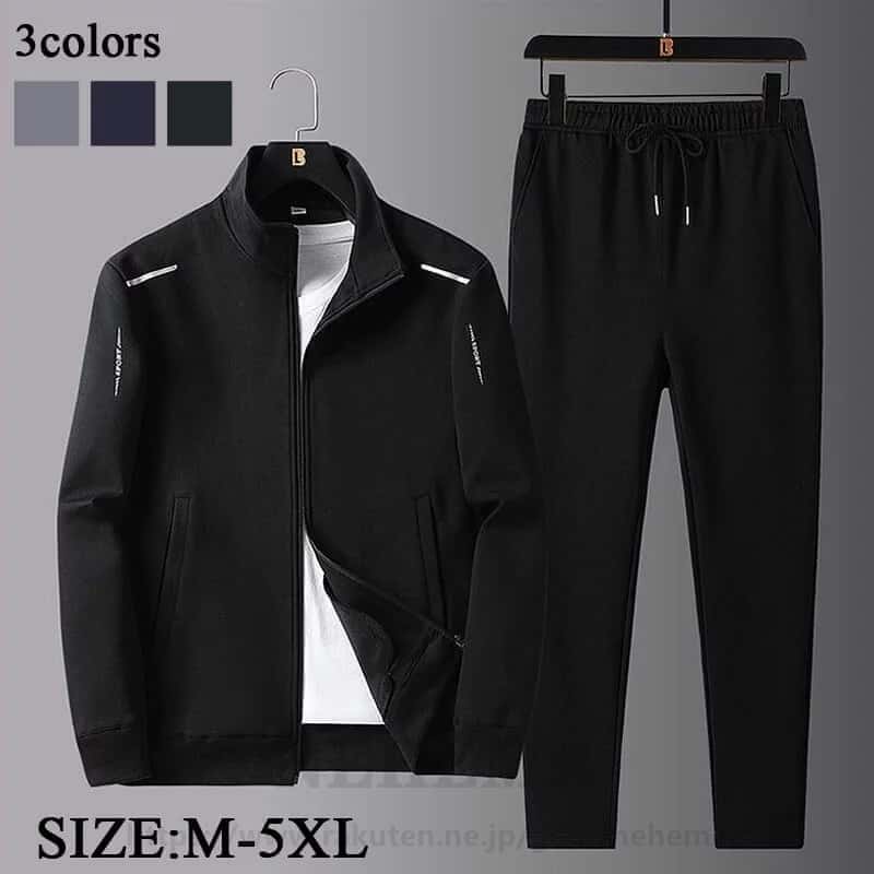 アウトドア スポーツ 作業着 運動着 ジム ストレッチ素材 通気吸湿 スリム 長袖 上下セット トレーニン..