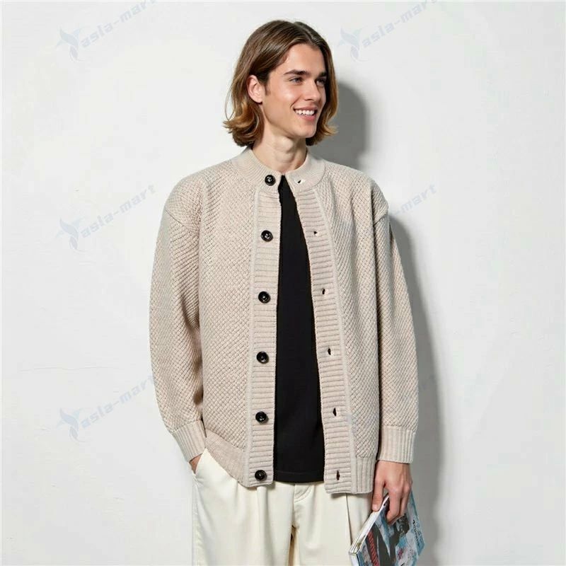 ニットカ ニット 秋冬 ストリートコーデ 伸縮性 前開き ジャケット uネック 冬 カジュアル トップス フ..