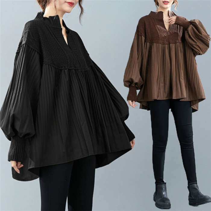 30 20代 チュニック 冬 秋 体型カバー 通勤 オフィス フレア 大きいサイズ ギャザー トップス ブラウス シャツ レディース 長袖