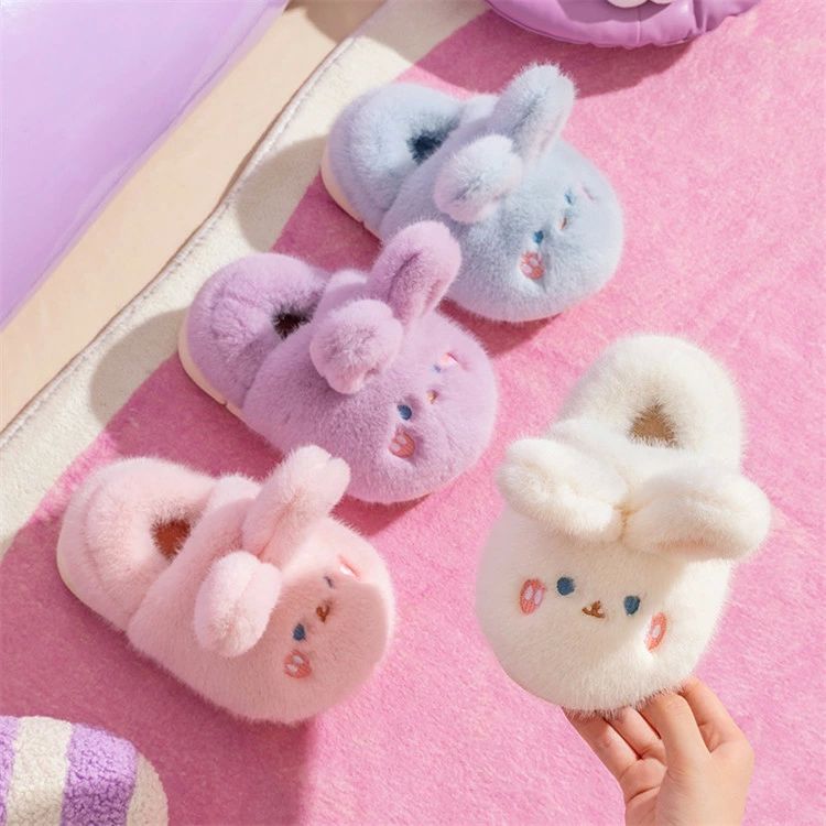 ルームシューズ スリッパ ウサギ 兎 かわいい 女の子 男の子 動物スリッパ 室内履き クリスマス プレゼ..