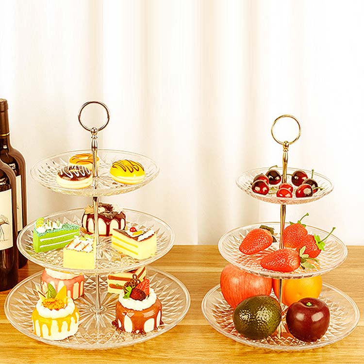 収納 果物 お菓子 ケーキ皿 アフタヌーンティースタンド 飴 3段 皿付き 食器 アフタヌーンティースタンド カップケーキスタンド