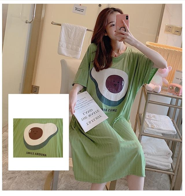 ネグリジェ Tシャツ ワンピース 寝巻き 部屋着 夏 春 半袖 かわいい 女の子 レディース パジャマ ワンピース 可愛い レディース