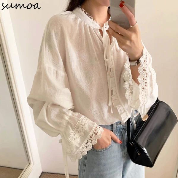 ブラウス プルオーバー ぽわん バルーン袖 シャツ オーバーサイズ ボヘミアン エスニック ブラウス キ..