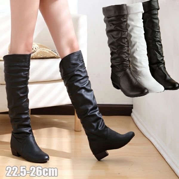 ブ 痛くない ブーツ 歩きやすい 履きやすい 通勤 おしゃれ 大きいサイズあり 秋冬 ローヒール 靴 大人 ロングブーツ 女性 ブーツ