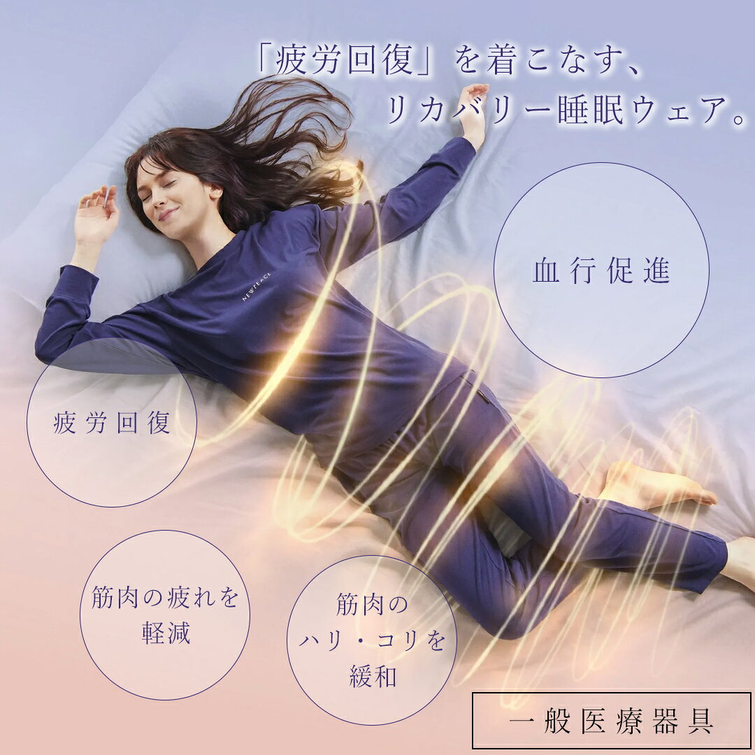 NEWPEACE Recovery Wear Sleep Long 上下セット 一般医療機器 リカバリーウェア ス...