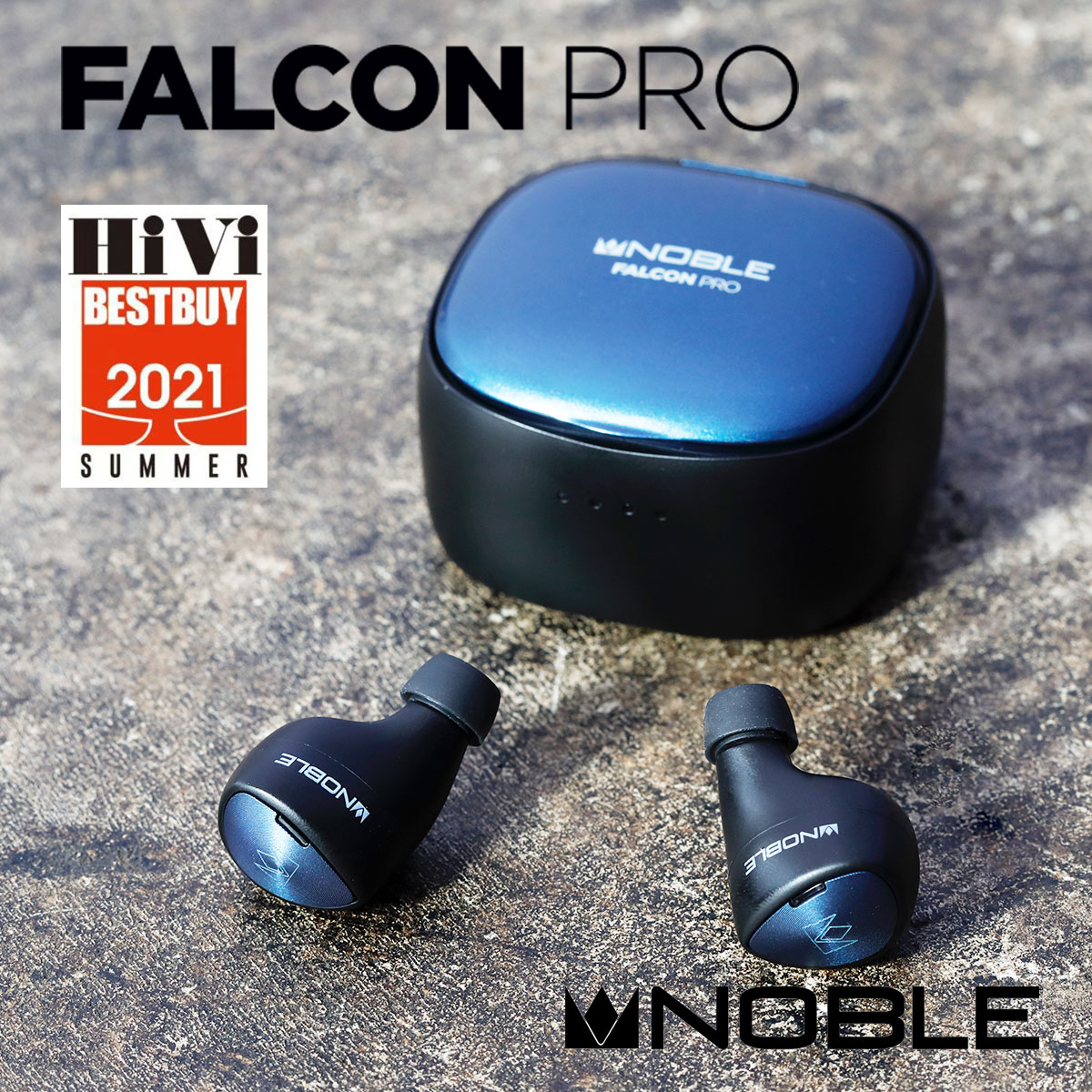 【10％OFFクーポン】Noble Audio FALCON PRO 公式 ワイヤレスイヤホン Bluetooth 5.2 ブルートゥース IPX5防水規格 iphone Android 長時間再生 ワイヤレス充電対応 ヒアスルー Qualcomm aptX Adaptive cVc8.0ノイズキャンセリング マイク内蔵 カナルタイプ 高音質 ペアリング