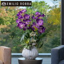 造花 洋ラン 洋蘭 バンダボタニックpu-XL インテリア アレンジメント アーティフィシャルフラワー アレンジ パープル ギフト プレゼント 贈り物 誕生日 新築祝い 引越し祝い 結婚祝い 御祝 御供 喜寿 米寿 傘寿 還暦