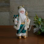 【昨年好評】サンタクロースS23-gr グリーン クリスマス 人形 インテリア 飾り 置物 パーティ 海外 ギフト プレゼント 贈り物 送料無料
