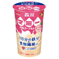 森永マミー のむヨーグルト ピーチ風味190g（12本入）{M-2198}