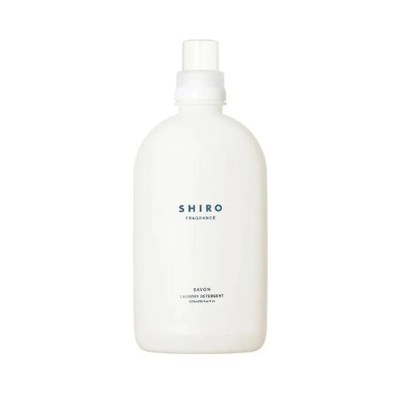 ♪オープンSALE♪　★箱なし★SHIRO シロ サボン ランドリーリキッド FRAGRANCE SAVON LAUNDRY DETERGENT 500mL(1本で約20回分) フレグランス 芳香剤 ほんのり 優しい 香り 爽やか 楽しい 癒し フルーツ 清潔感 透明感 洗濯 洗剤 植物由来 プレゼント ギフト ●送料無料