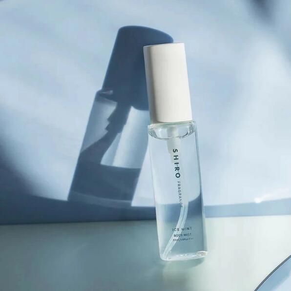  箱なし ★SHIRO★ アイスミント ボディミスト 50mL ICE MINT BODY MIST FRAGRANCE スプレータイプ フレグランス フレッシュ 持ち運び アウトドア 全身 汗 お出かけ リフレッシュ 冷感 快適 プレゼント ギフト お出かけ お返し 誕生日 記念日 ●送料無料