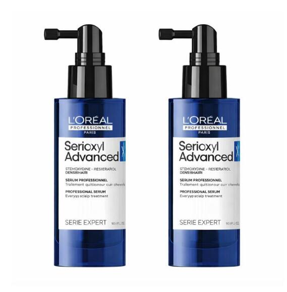 ♪オープンSALE♪ お得な2個セット半額処分L'OREAL PROFESSIONNEL ロレアル セリオキシル アドバンスト デンサーヘア 90ml ポンプ式 リニューアル ギフト用 誕生日プレゼント スキャルプケア 頭皮 薄毛 抜け毛 ケア 頭皮環境 美しい髪 頭皮 育毛 トリートメント●送料無料