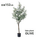 オリーブ 観葉植物 フェイクグリーン 造花 大型 人工観葉植物 リアル 152cm インテリア 癒し 緑視率 安らぎ おしゃれ 新築祝い 店舗 開店祝い ギフト GRN-17