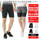 接触冷感で気持ち良い 着圧でスリムに見える 冷感インナー メンズ レディース スポーツタイツ レギンス タイツ スパッツ コンプレッションウェア トレーニングウ...