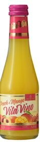 ピーチ&マンゴー・ヴィタ・ヴィーノPeach&Mango Vita Vinoドクターディムース 200ml 24本入り微発泡フルーツワイン