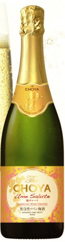 The CHOYA　梅サルーテ　Ume Salute　750mlSPARKLING　WINE　UMESHUチョーヤ　スパークリングワイン梅酒