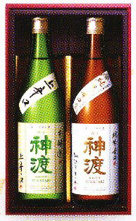 神渡　純米辛口・本醸造上辛口　720ml　2本セット　化粧箱入り