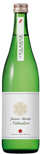 七笑　純米新酒 中取り 720ml　七笑酒造 日本酒　720ml瓶