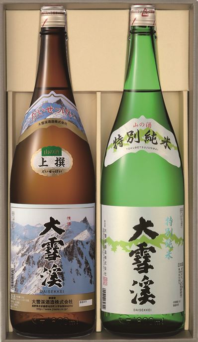 大雪渓　安曇野 山の宴セット 上撰 特別純米酒 DY-50　1800ml瓶×2本　安曇野の地酒ギフト(4)