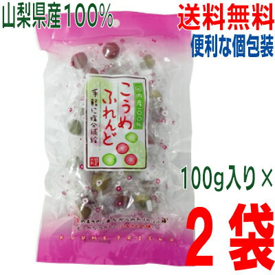 【賞味期限切れ2023.12.21アウトレット価格】【メール便 2袋 送料無料】こうめふれんど　100g×2袋　山梨県産100％梅　国産小梅漬け　　マルシンフーズノザワ食品工業