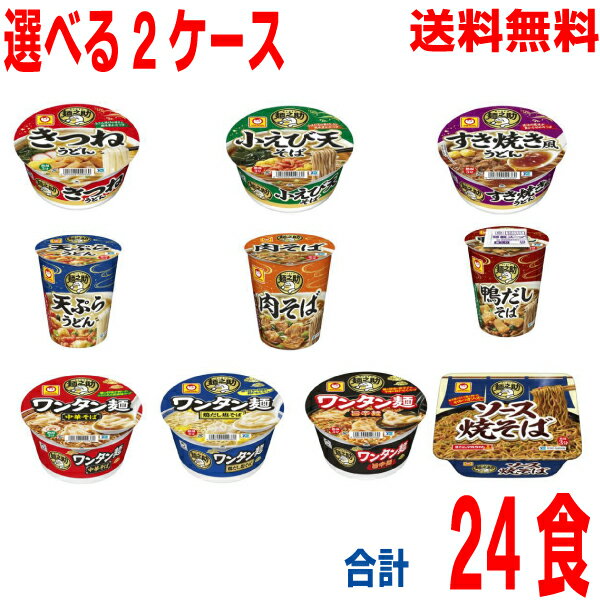 【選べる2ケース】【本州送料無料】麺之助　12食×2ケース　合計24食　マルちゃん北海道・四国・九州行きは追加送料220円かかります。