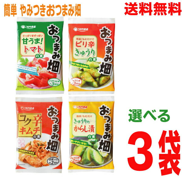 【メール便送料無料】【自由に選べる3袋】おつまみ畑 ニチノウ食品