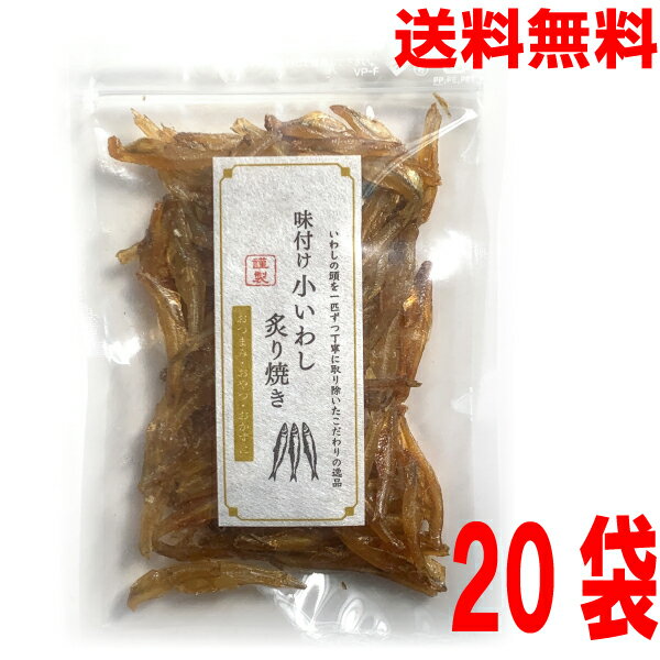 【本州20袋送料無料】味付け小いわし炙り焼き　45g×20袋（1ケース）　マルシンフーズおつまみ・おやつ・おかずに北海道・四国・九州行きは追加送料220円かかります。