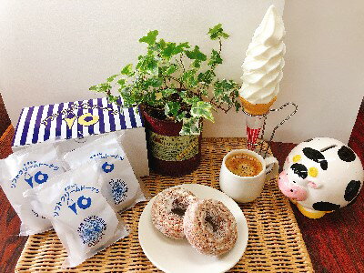 【本州のみ送料無料】信州駒ヶ根高原すずらんハウスすずらん　ソフトクリームドーナツ　5個BOX入り×2(合計10個）　北海道、九州、四国行は別途送料220円掛かります。
