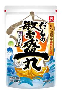 【アウトレット価格 訳あり】リケン かつお風味 和風だしの素 だしの繁盛丸 1000g 1kg 業務用ISK理研ビタミン