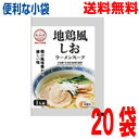 【20袋メール便送料無料】小袋 地鶏風塩ラーメンスープ 20袋塩ラーメンスープの素 調味料 おうちごはん 中華 ソロキャンプあみ印 ISK