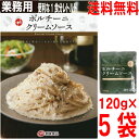 業務用　創味食品　ポルチー二クリームソース　120g×5袋 ISK　ポルチーニクリームパスタソーススパゲッティソース