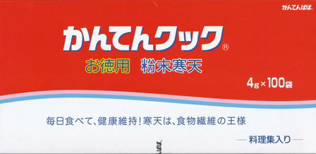 かんてんぱぱかんてんクック 4g×100袋入り伊那食品工業寒天メーカー　かんてん