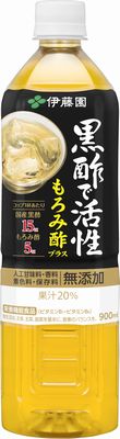 伊藤園　黒酢で活性 もろみ酢プラス ペットボトル　900mlPETボトル　12本入り 12.6kg