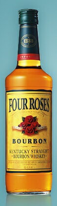 キリン　フォアローゼズ　700ml瓶入り薔薇のウイスキー　バラのウイスキー