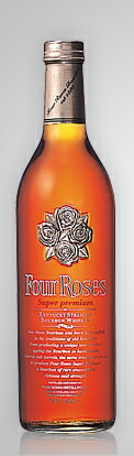キリン　フォアローゼズ　プラチナ　750ml瓶入り薔薇のウイスキー　バラのウイスキー