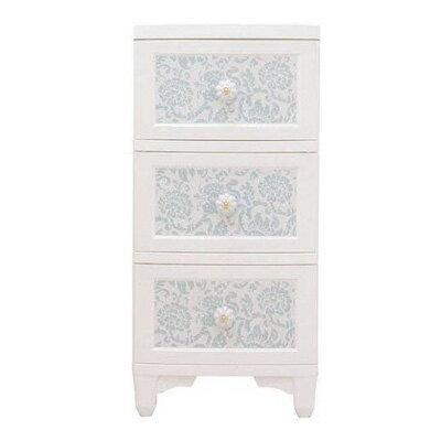 【返品OK!条件付】アイエルシー リルデココ 収納ケース ドレスチェンジチェスト 3段 DPC-03-DS ダマスク【KK9N0D18P】【140サイズ】