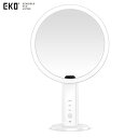 【返品OK!条件付】正規販売店 EKO 鏡 イミラ センサー機能付き メイクアップミラー EK5288P-WH ホワイト【KK9N0D18P】【80サイズ】