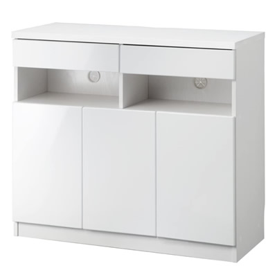 【最大1000円OFFクーポン！12月11日1:59まで】【返品OK!条件付】配線収納付きリビングキャビネット ロビンキャビネット 幅90cm F0800455 マストバイ【KK9N0D18P】【180サイズ】