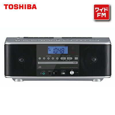 【返品OK!条件付】東芝 CDラジオカセットレコーダー TY-CDW990-S シルバー ワイドFM リモコン付【KK9N0D18P】【100サイズ】