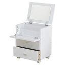 【返品OK!条件付】組立家具 フィーゴ ドレッサー WH FWK-4553DR 81893 不二貿易【KK9N0D18P】【140サイズ】