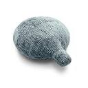 【返品OK!条件付】ユカイ工学 しっぽのついたクッション型セラピーロボット Petit Qoobo プチ・クーボ YE-PQ001G グリ【KK9N0D18P】【80サイズ】(3)