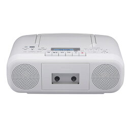 【返品OK!条件付】東芝 CDラジオカセットレコーダー TY-CDS8-W ホワイト【KK9N0D18P】【80サイズ】