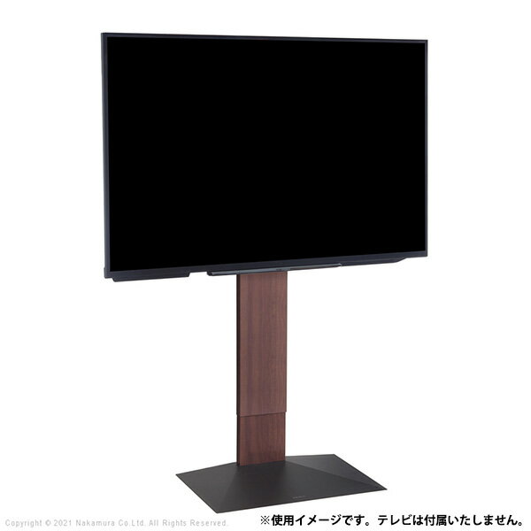 金属制  - 【返品OK!条件付】テレビ台 WALLインテリアテレビスタンドV3 ハイタイプ 32〜80v対応 WLTVB6-WN ウォールナット マストバイ【KK9N0D18P】【160サイズ】