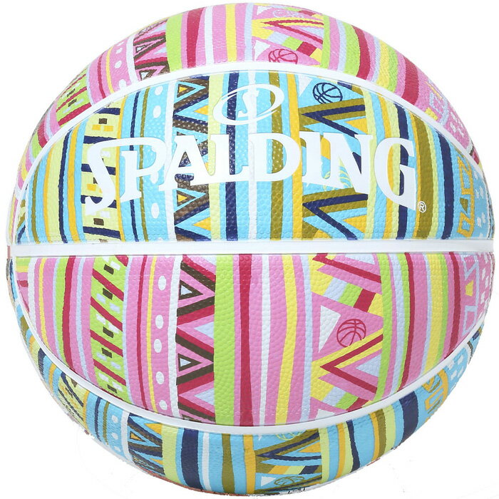 【返品OK!条件付】正規販売店 スポルディング バスケットボール アフリカン トライバル ラバー 5号 84-667J【KK9N0D18P】【80サイズ】